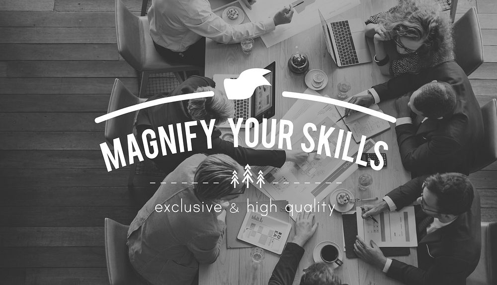 Magnify Skills Aptitude Intelligence Occupation Concept