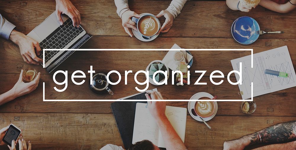 Organized Ideas Management Productivity Concept
