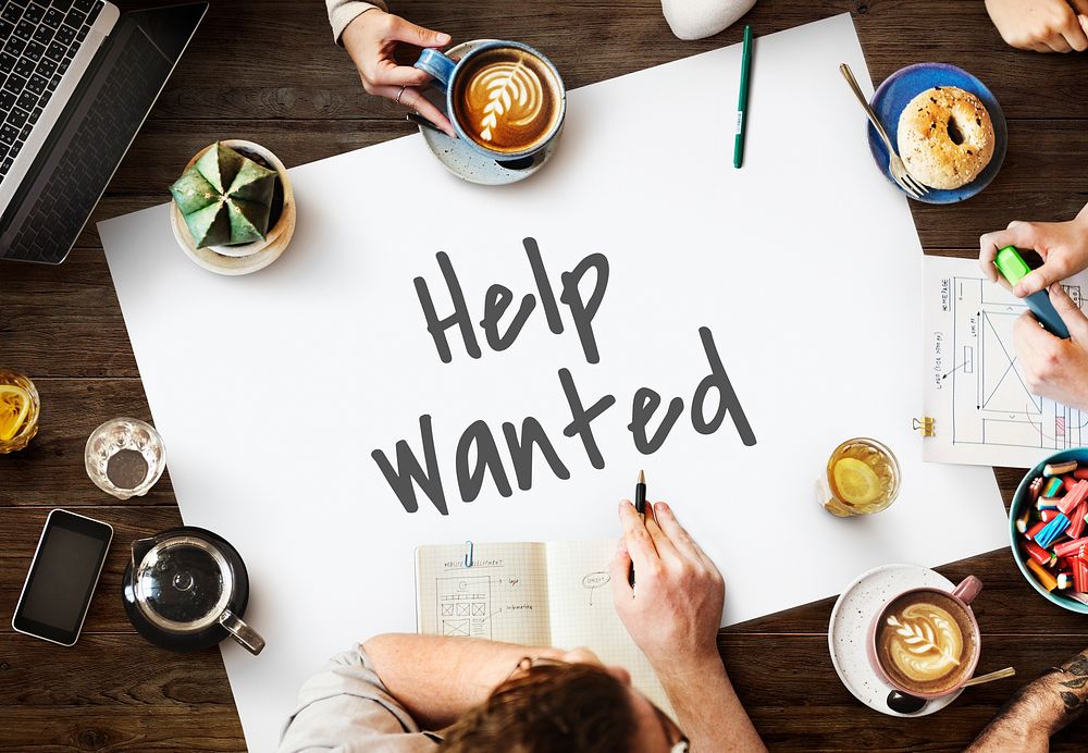 Employment Human Resources Help Wanted Manpower Recruitment Concept