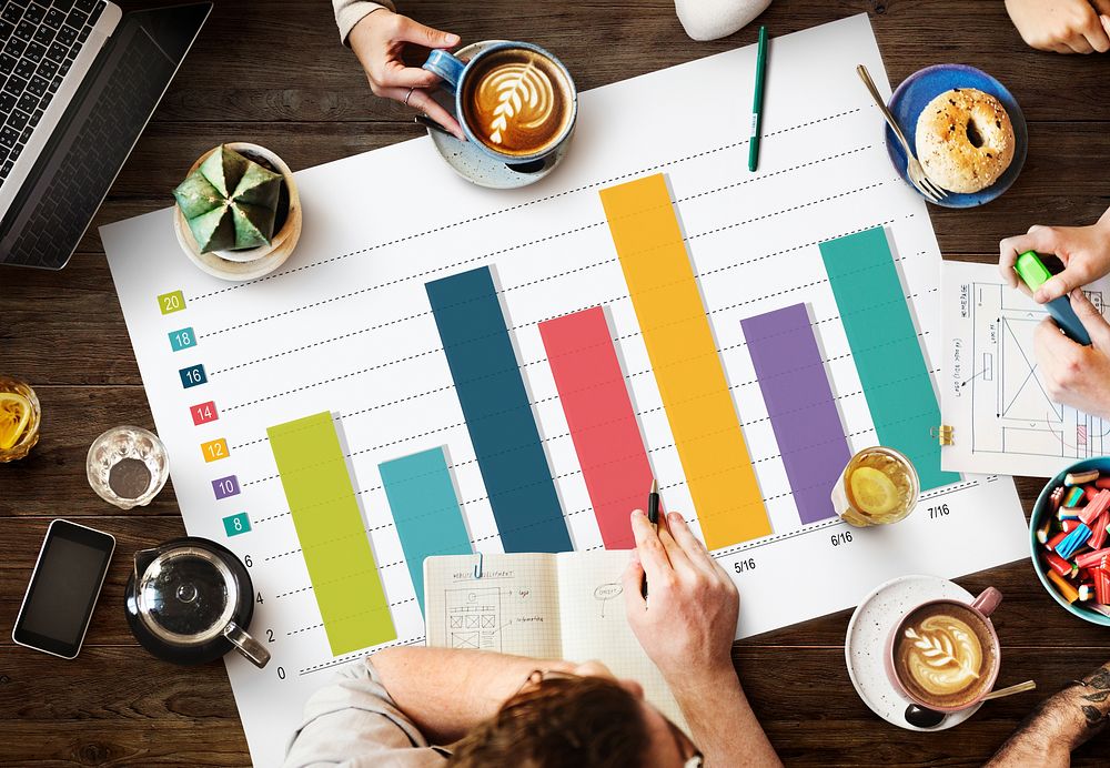 Bar Chart Graph Marketing Profit Improvement Sales Concept