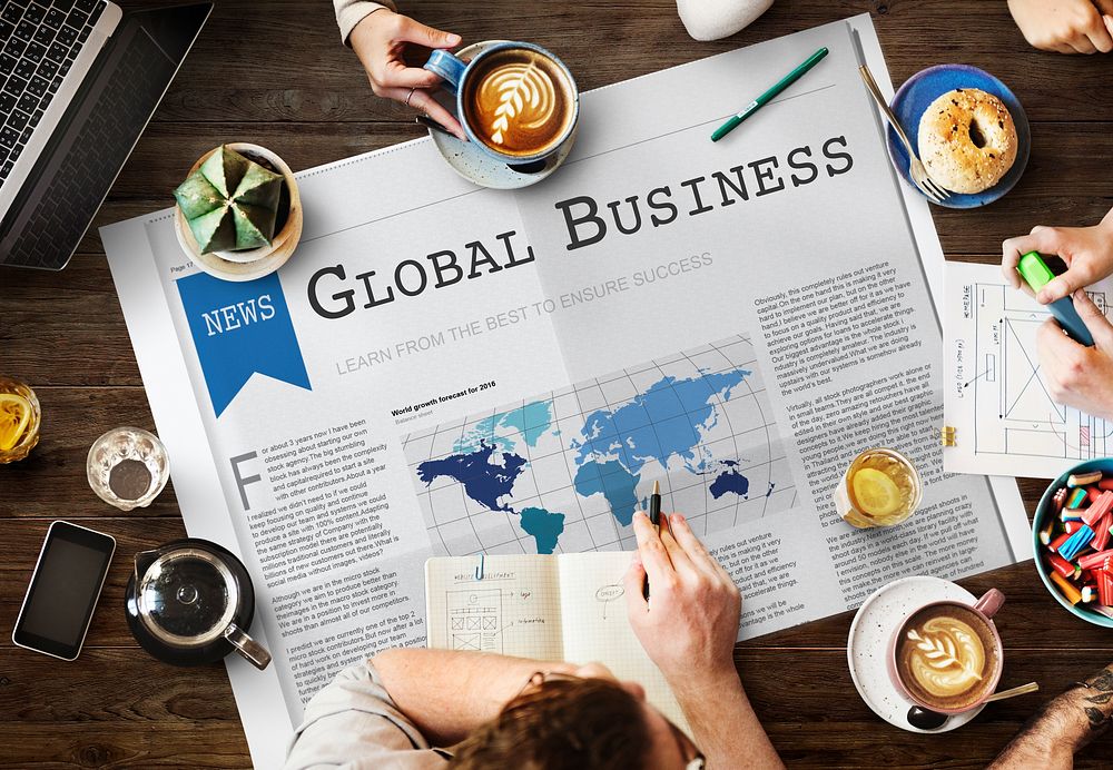 Global Business Export Import Networking Growth Concept