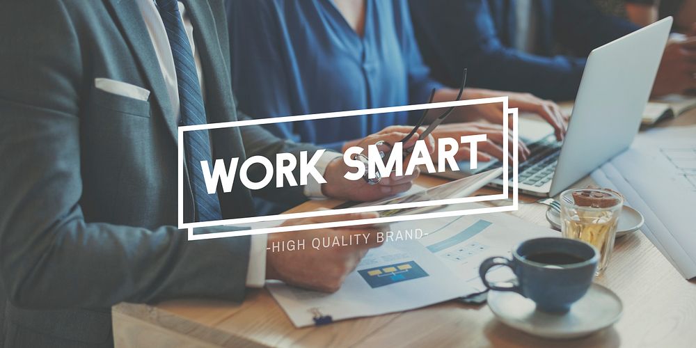 Work Smart Effective Efficient Productivity Planning Concept