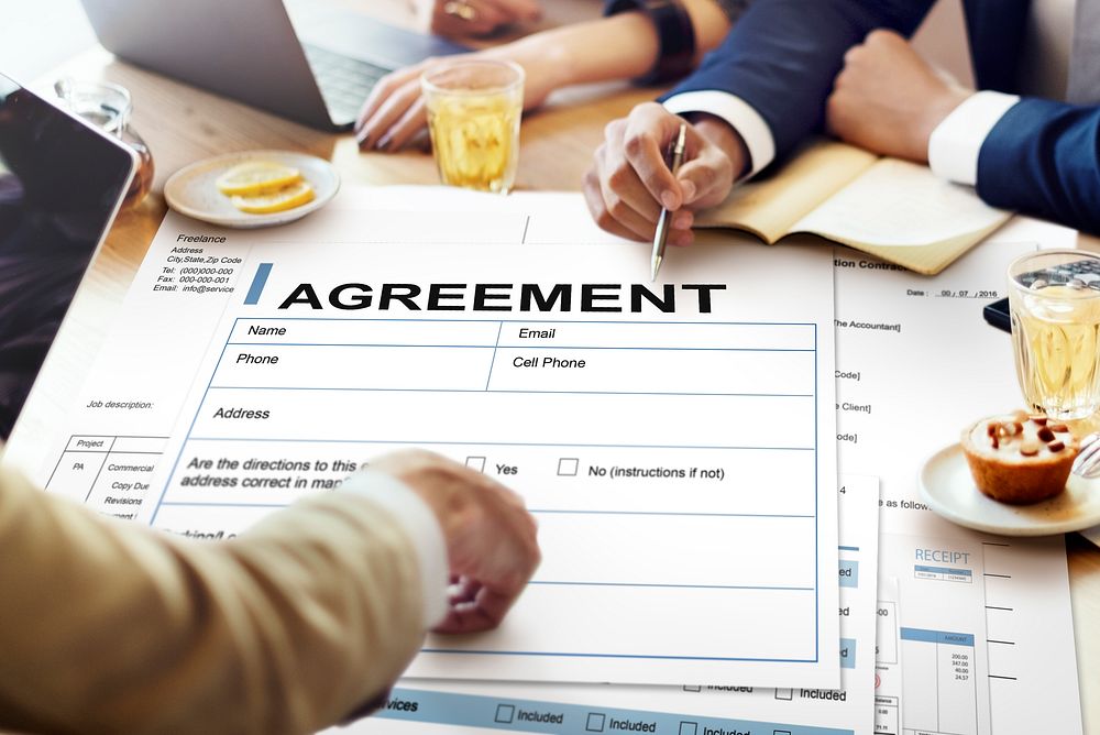 Agreement Contract Legal Document Concept