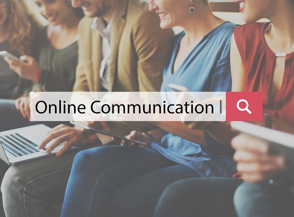 Online Communication Connection International Concept