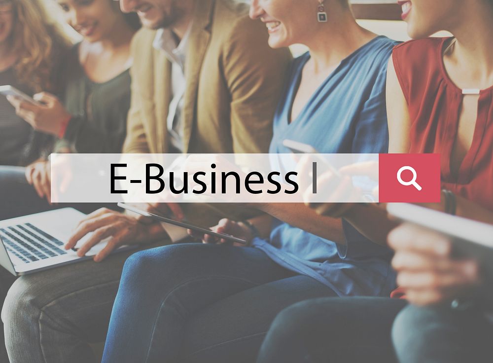 E-business Commerce Data Digital Marketing Concept