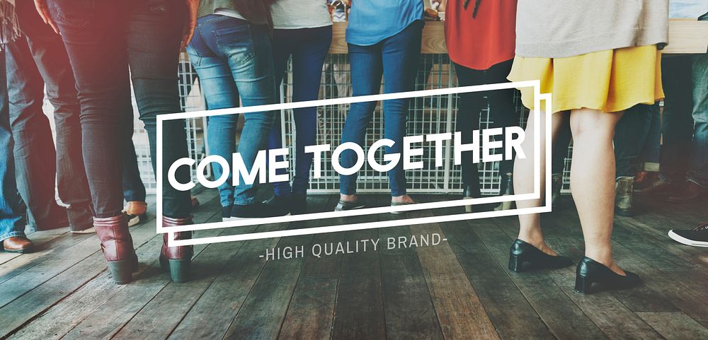 Come Together Community Family Friends Concept