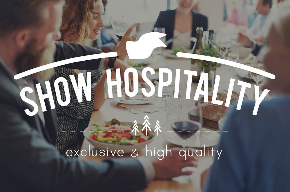 Hospitality Tourism Visitors Catering Welcomeing Concept
