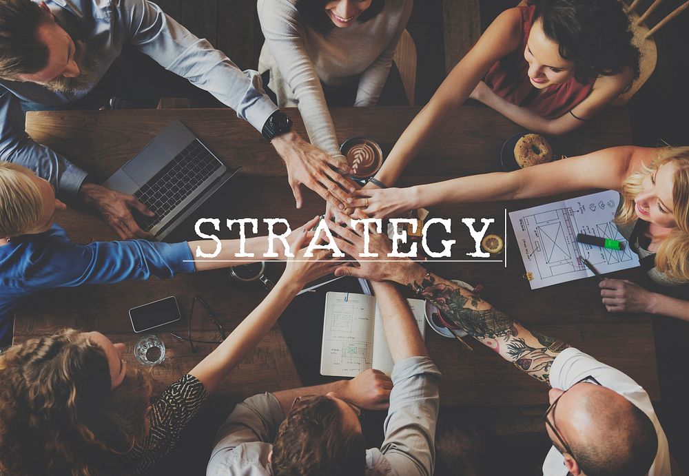 Strategy Strategize Objectives Aims Planning Concept