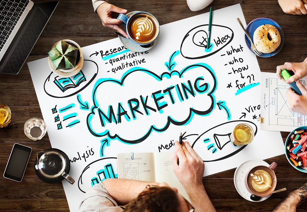 Marketing Business Advertising Promotion Merchandise Concept