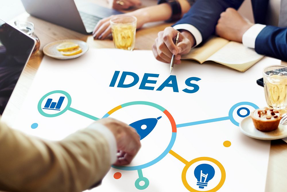 Ideas Fresh Brainstorming Creative Strategy Concept