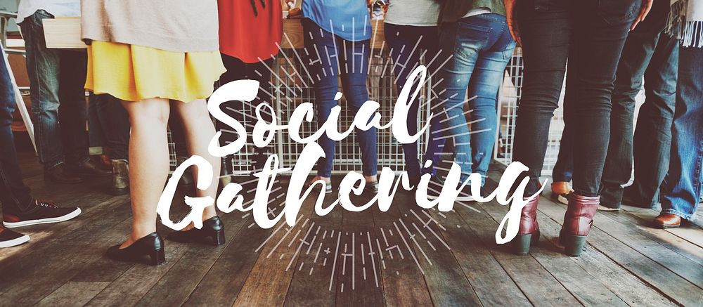 Social Gathering Together Community Teamwork Concept
