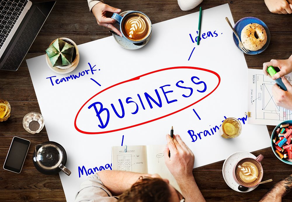 Business Brainstorm Planning Work Ideas Concept