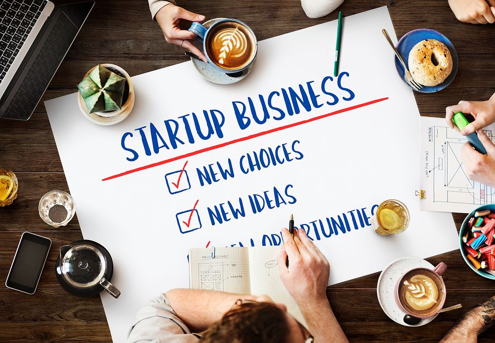 New Startup Business Opportunities Ideas Concept