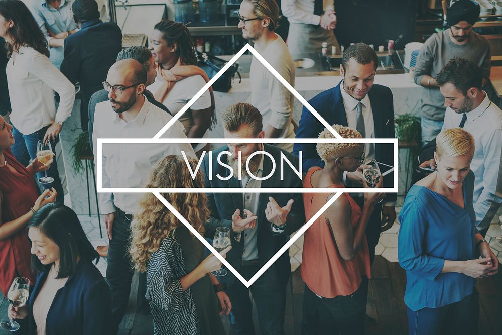 Vision Corporation Inspiration Development Goals Concept