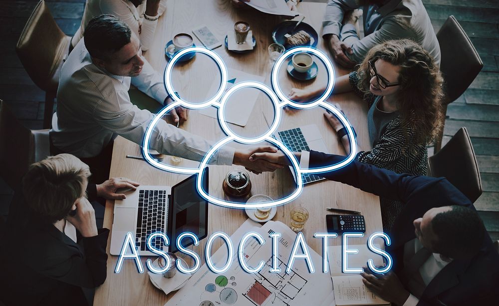 Associates Team Leadership Partnership Concept