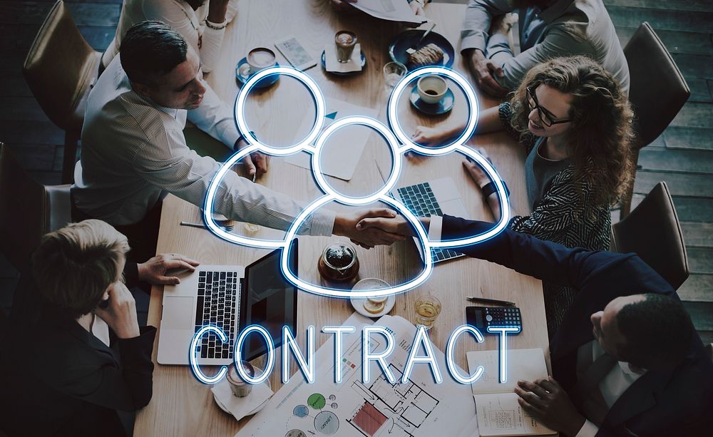Contract Team Leadership Partnership Concept