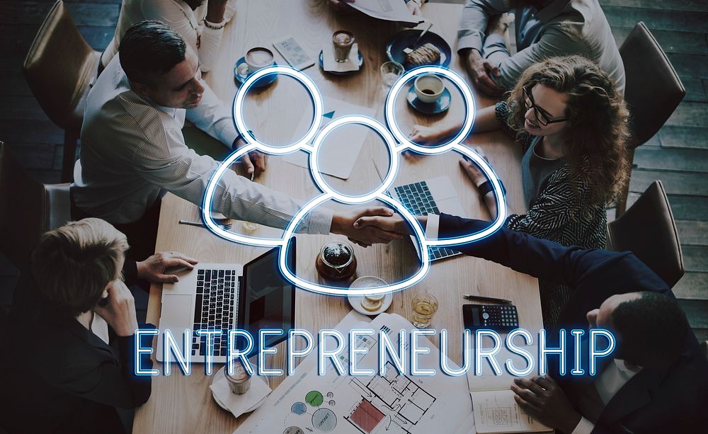 Entrepreneurship Team Leadership Partnership Concept