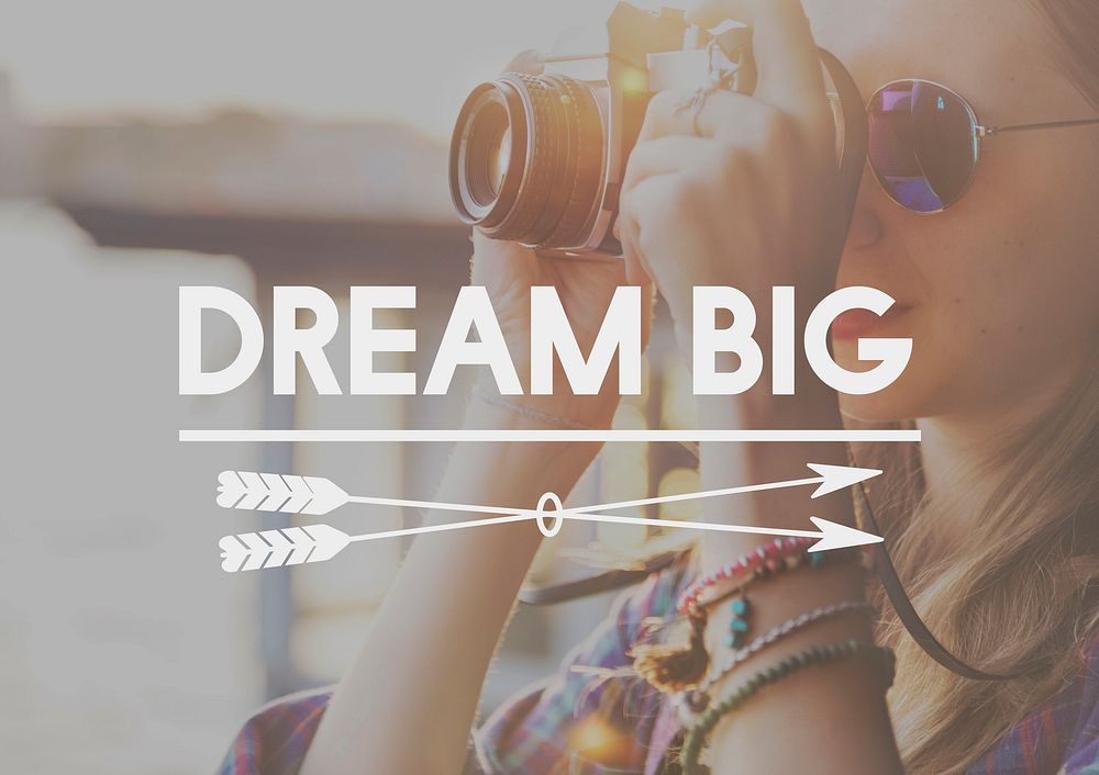 Dream Big Dreamer Hopeful Inspiration Concept