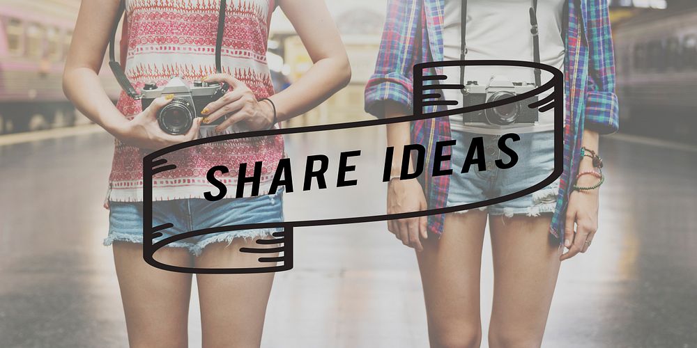 Share Connection Feedback Ideas Moment Social Concept