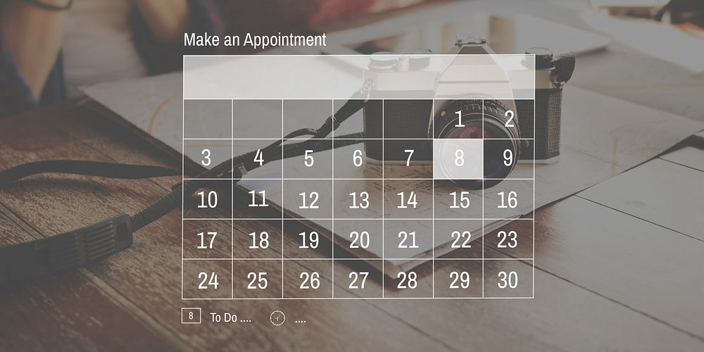 Make an Appointment Calendar Schedule Organization Planning Concept