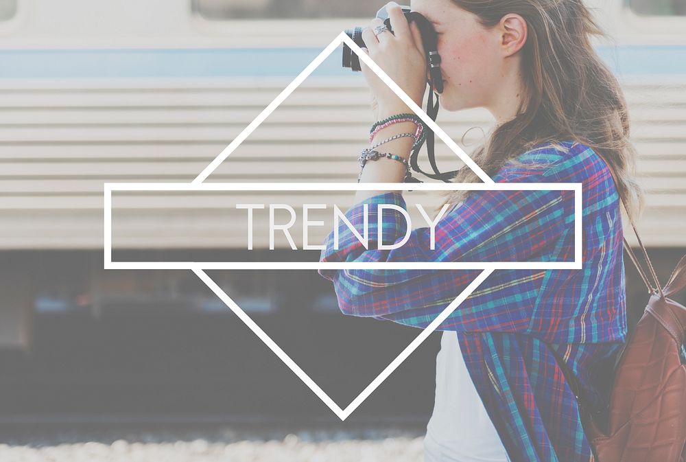 Trend Trendy Design Marketing Managment Concept