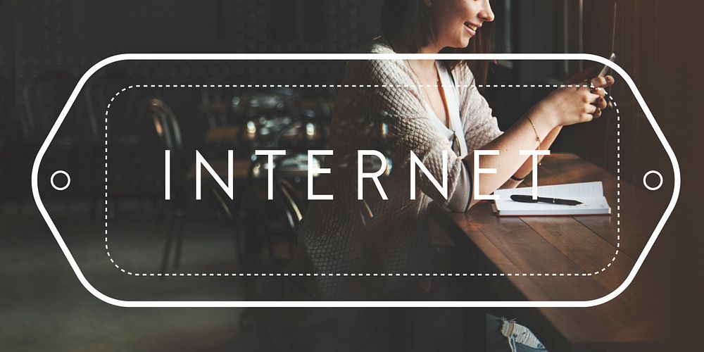 Internet Connection Networking Webpage Concept