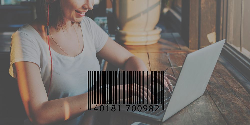 Barcode Mark Sign Market Item Concept