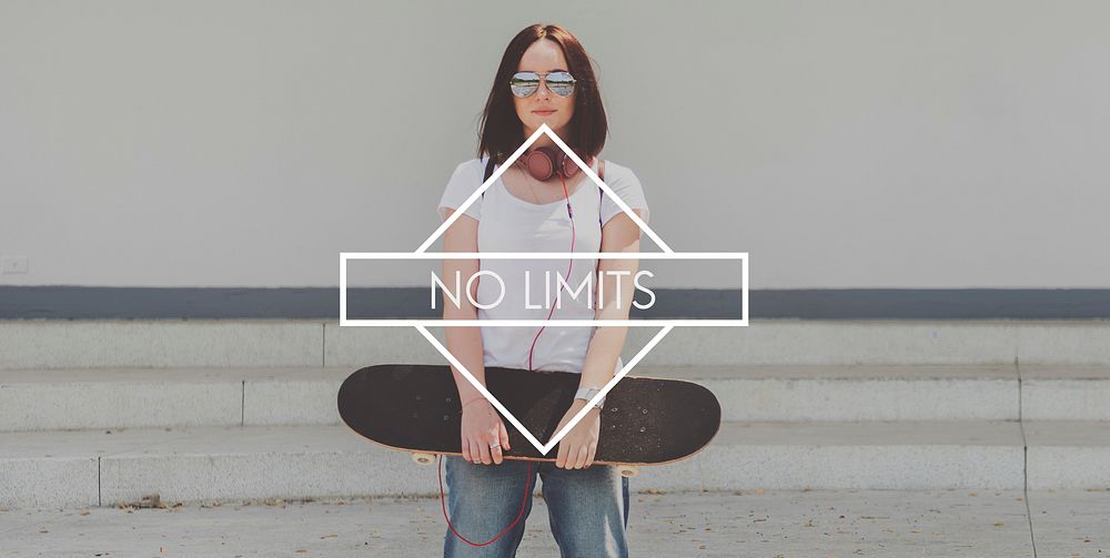 No Limits Free Inspire Positive Thinking Success Concept