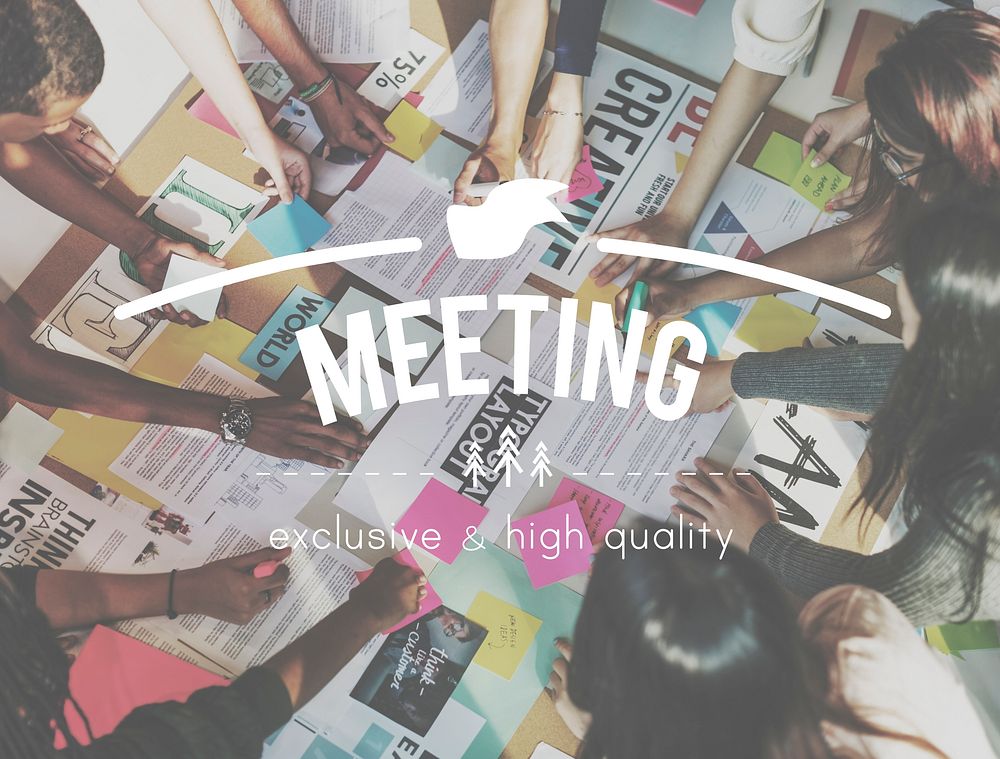 Meeting Discussion Brainstorming Summit Seminar Concept