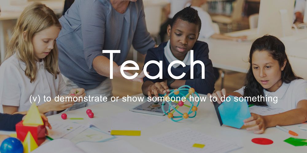 Teach Teaching Education Mentoring Coaching Training Concept