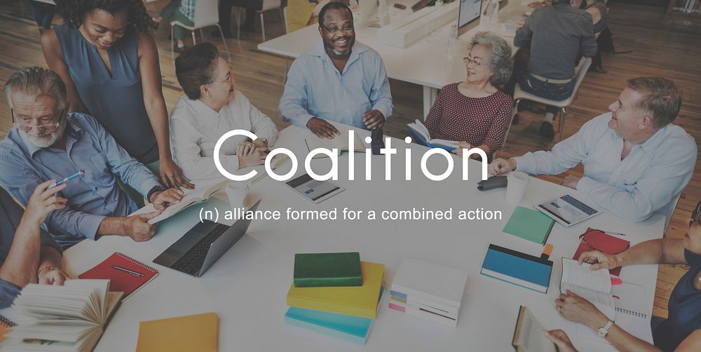 Coalition Association Alliance Corporate Union Concept