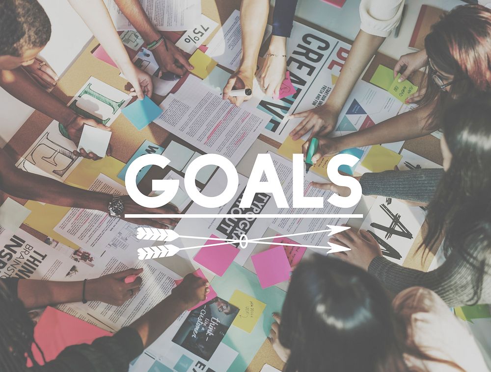 Goals Inspiration Aim Strategy Target Concept