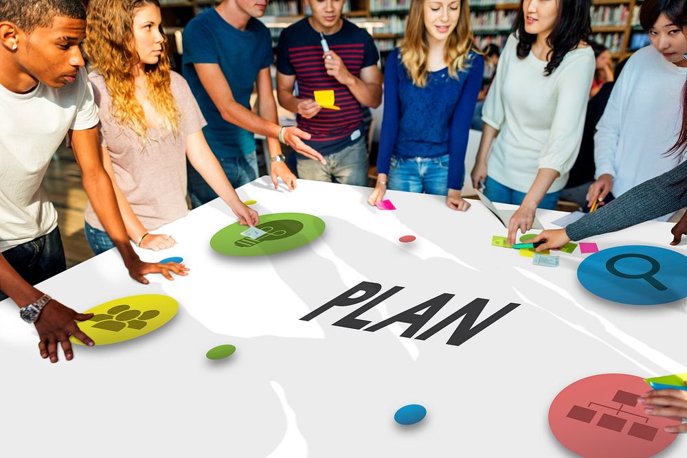 Plan Creative Process Strategy Development Concept