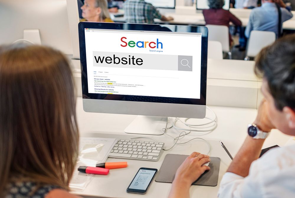 Website Web Page Online Search Engine Optimization Concept