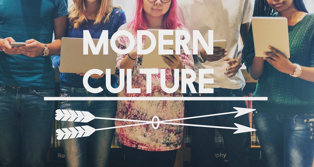 Modern Culture Distinction Society Thinking Values Concept