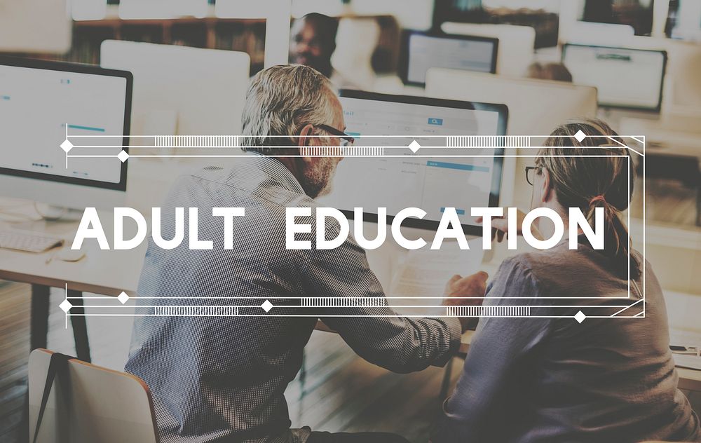 Adult Education College Classmates Development Concept