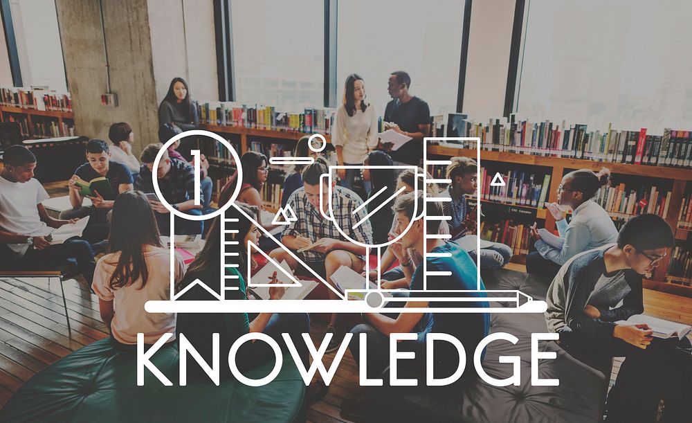Knowledge Education Wisdom Literacy Graphic Concept