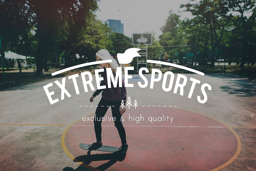 Extreme Sport Active Athlete Exercise Workout Concept