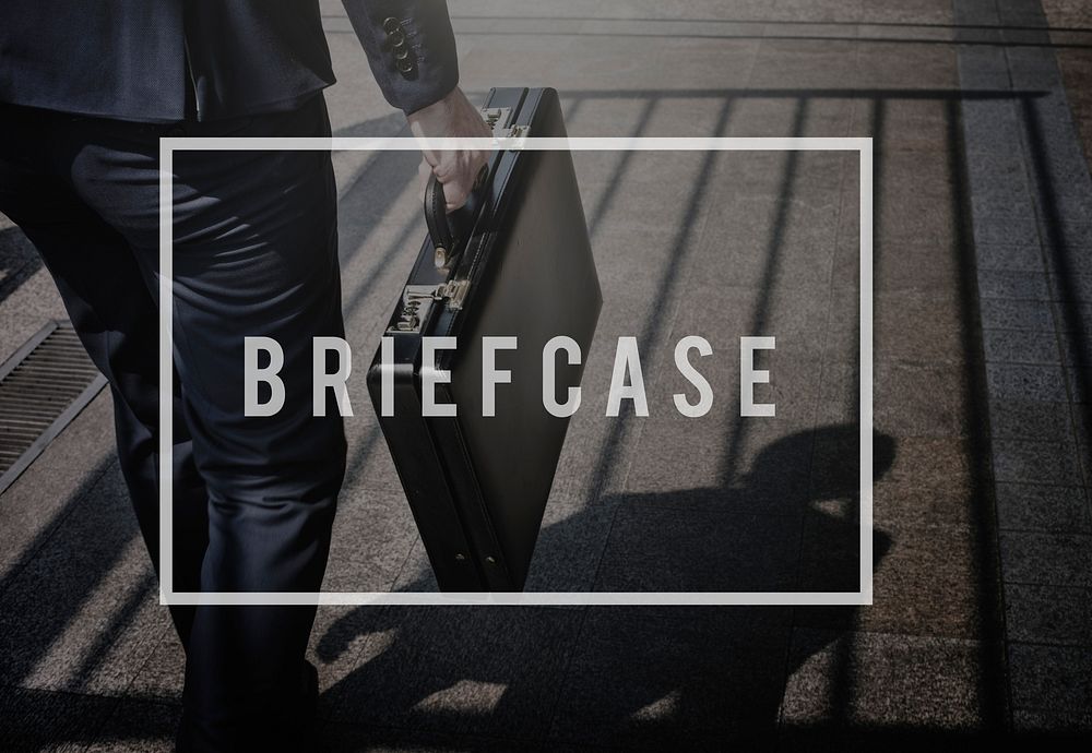 Brief Case Business Baggage Luggage Storage Concept