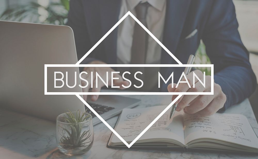 Business Man Marketing Planning Strategy Concept