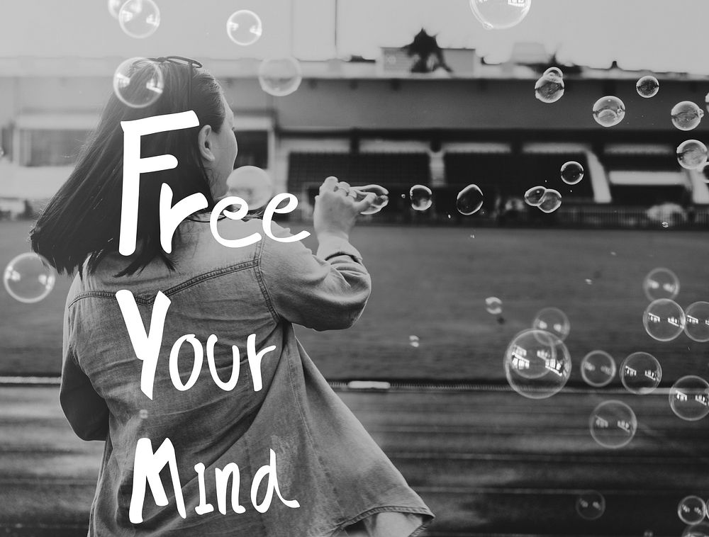 Free Your Mind Positive Relaxation Chill Concept