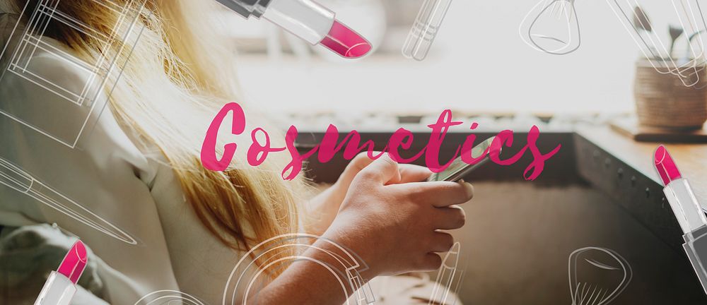 Shopping Shopaholics Makeup Sales Online Concept