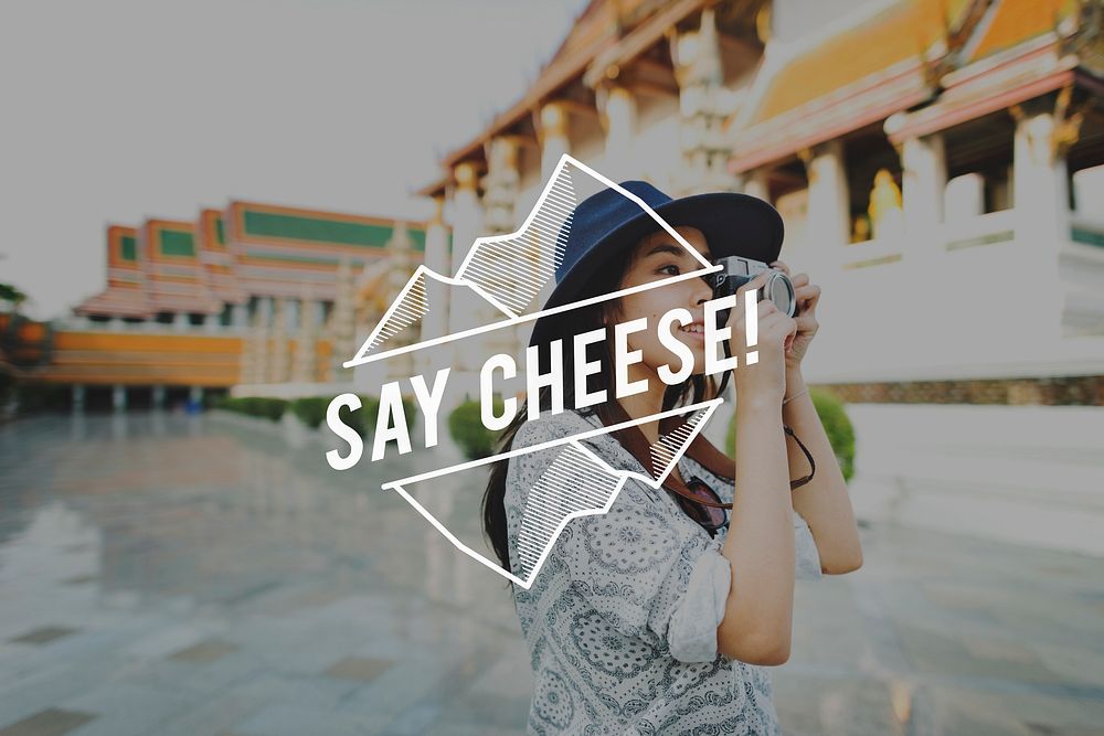 Say Cheese Smile Enjoyment Fun Happy Happiness Concept