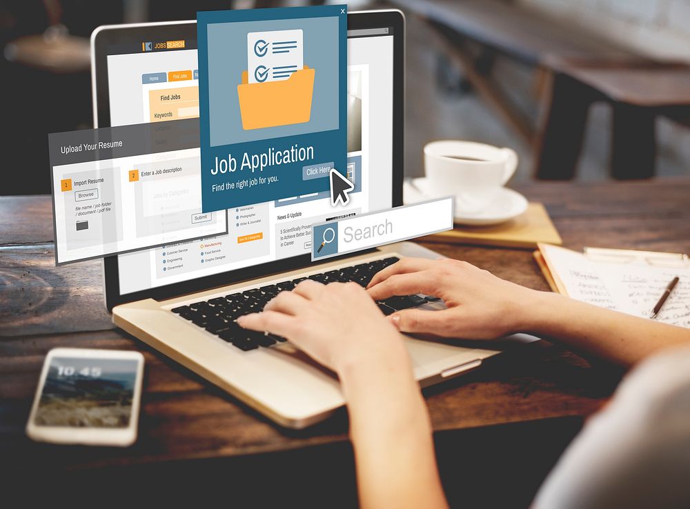 Job Application Apply Hiring Human Resources Concept