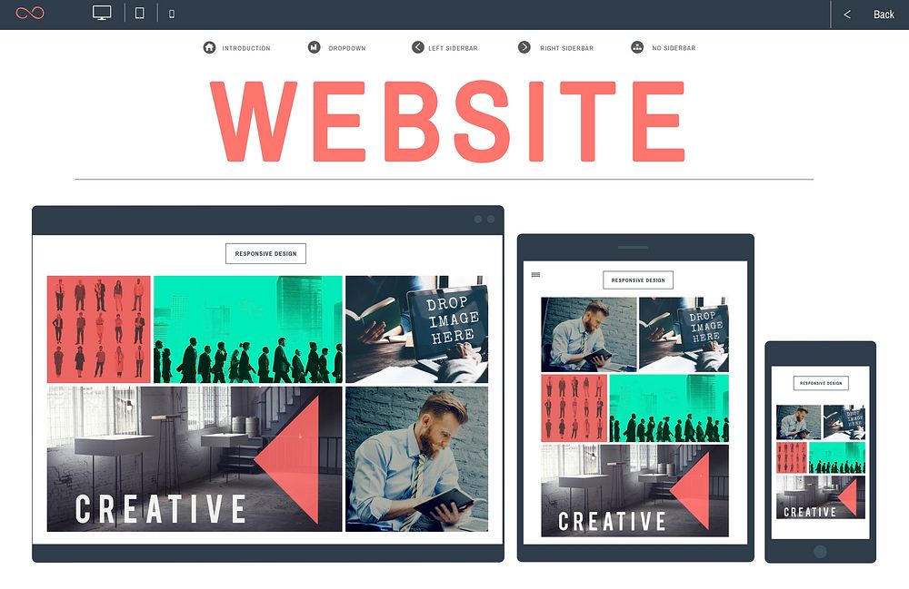 Website Web Design WWW Homepage Digital Device Concept