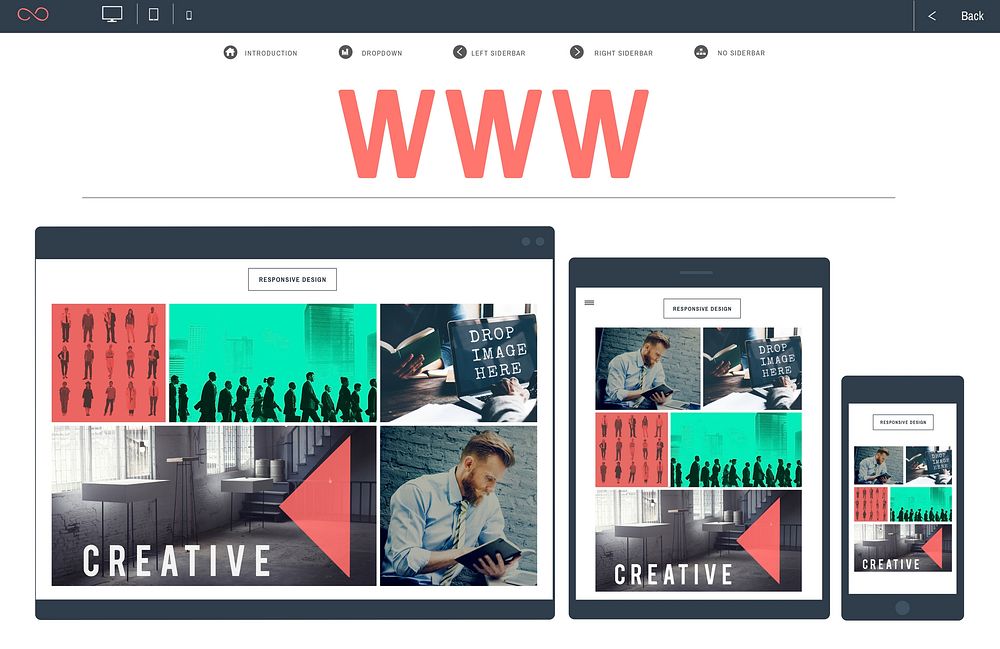 Website Web Design WWW Homepage Digital Device Concept