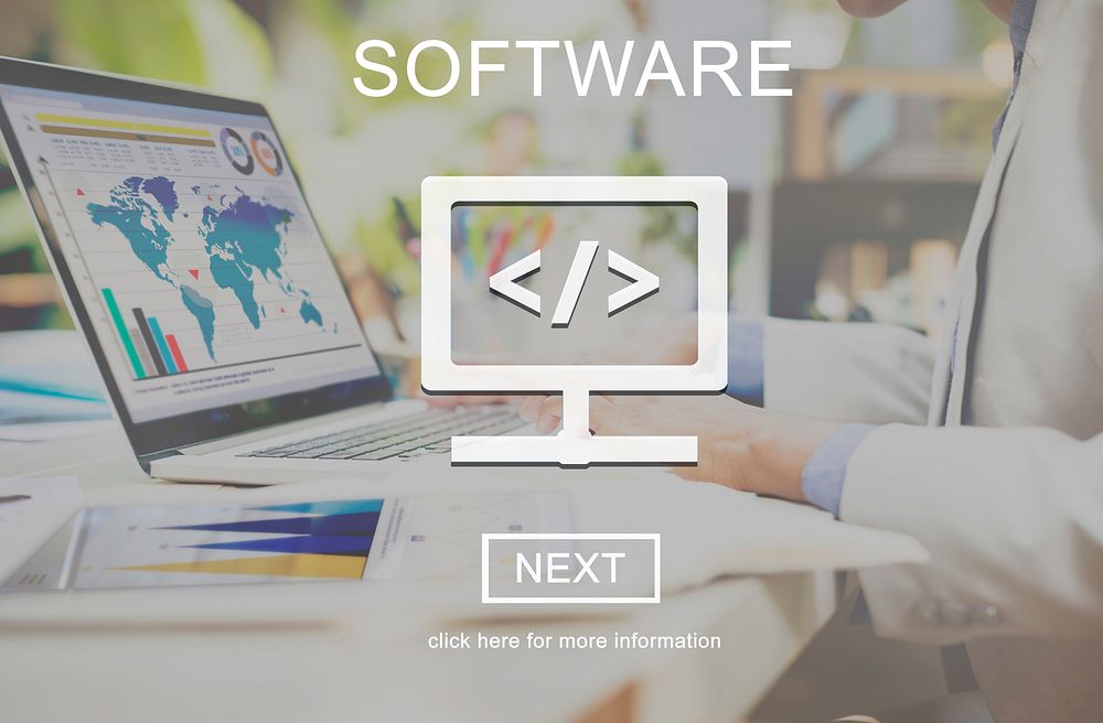 Software Business Data Development Digital Concept