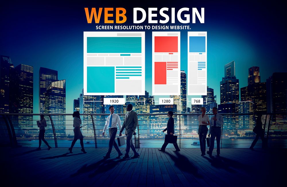 Web Design Network Website Ideas Media Information Concept