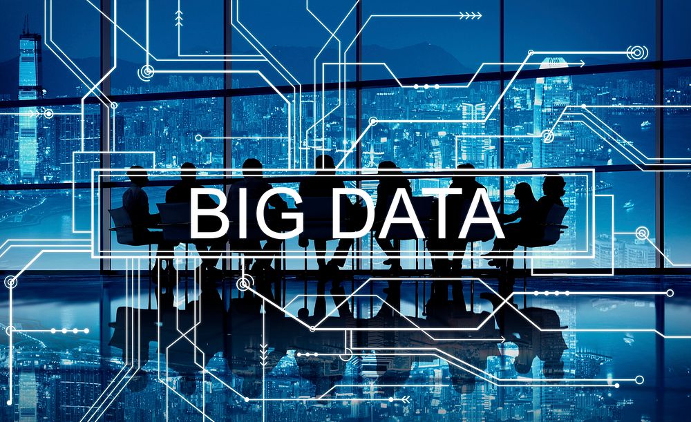 Big Data Storage Network Online Server Concept