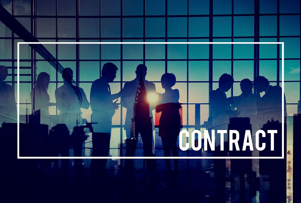 Contract Agreement Deal Partnership Binding Concept